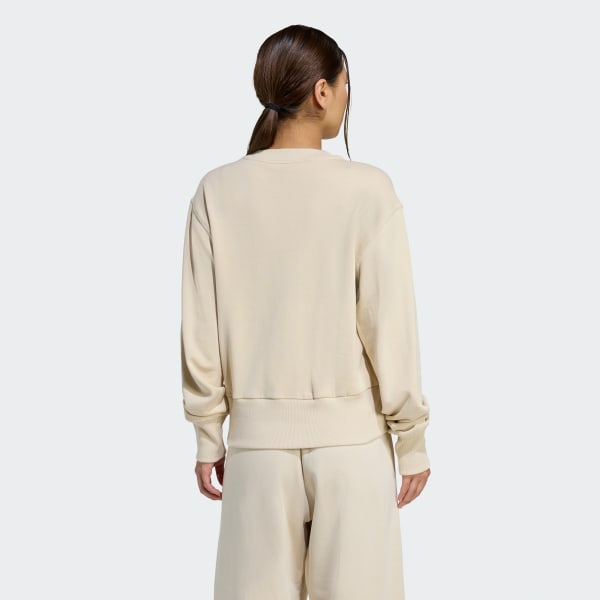 Beige Sudadera regular de felpa francesa ALL SZN