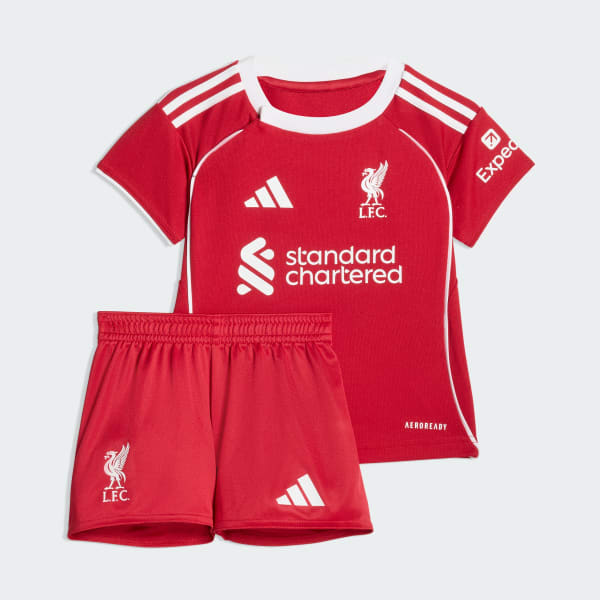 adidas Liverpool FC 25/26 Home Baby Kit Kids - Red | adidas