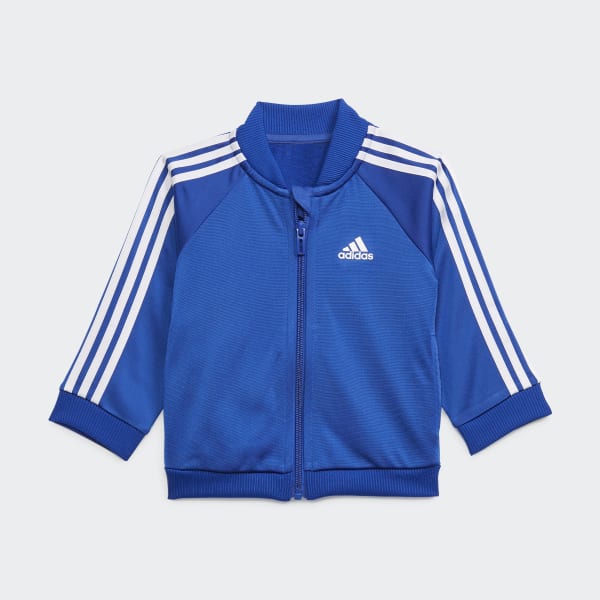 Blue 3-Stripes Tricot Track Suit