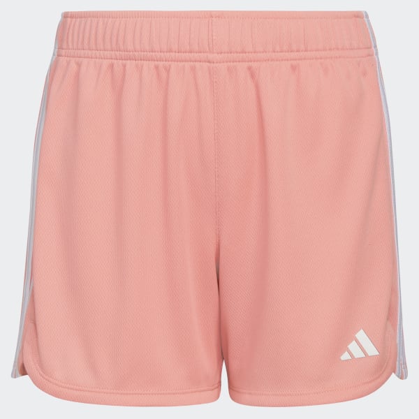 adidas 3-Stripes Mesh Shorts - Pink, Kids' Training