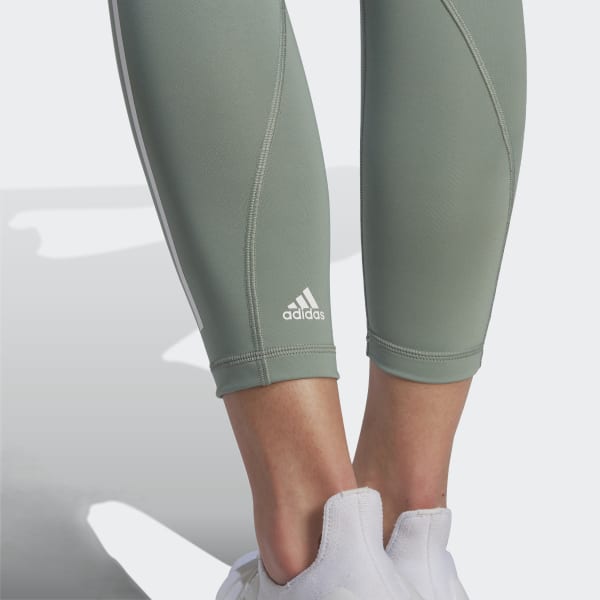 adidas Performance TE HIIT - Leggings - semi court green/green