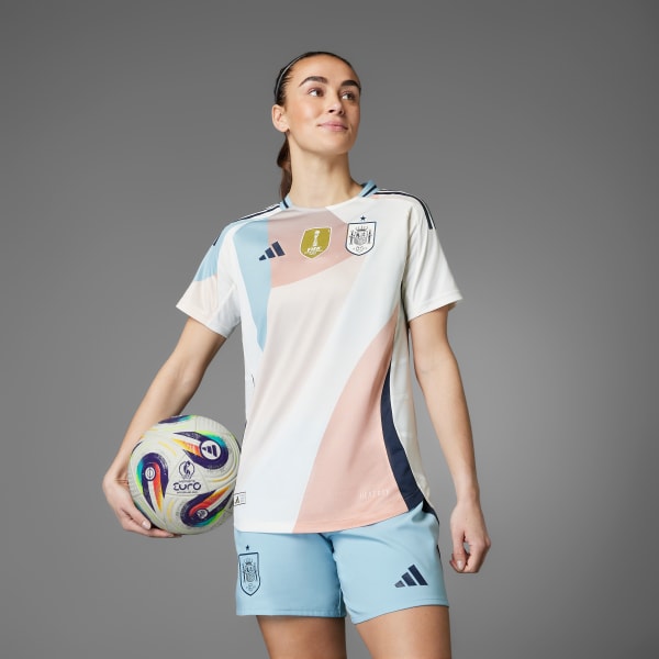 Blanco Camiseta segunda equipación selección femenina España 25 Authentic 