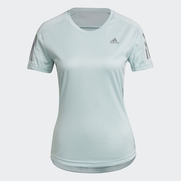 Turquoise OWN THE RUN TEE