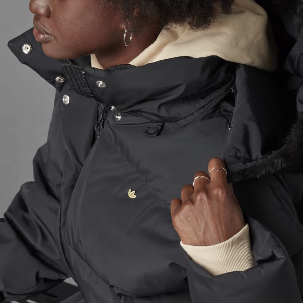 Black 패션 셰이프 다운 재킷