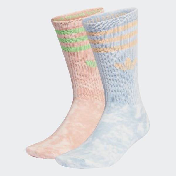 Tie dye adidas socks