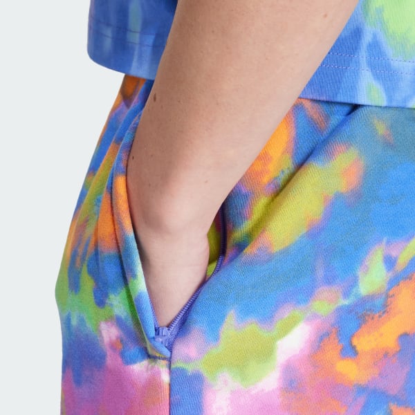 アディダス タイダイショーツ - ブルー | アディダス ジャパン