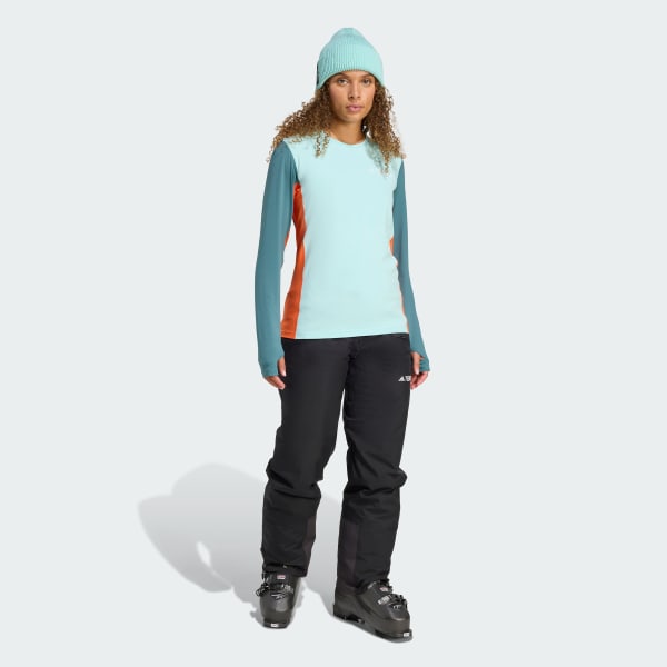 adidas Multi Synthetic Base Layer Long Sleeve - Turquoise