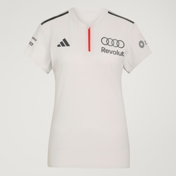 Hvid AUDI REVOLUT F1 TEAM ENGINEERS & MARKETING SHORT SLEEVE POLO