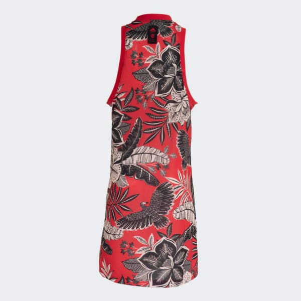Vermelho Vestido Flamengo x Farm Rio