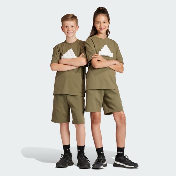 Green Future Icons Logo 8-Inch Shorts