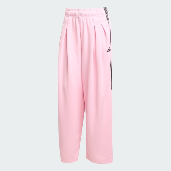 Pink Tiro 3-Stripes Pleated Pants