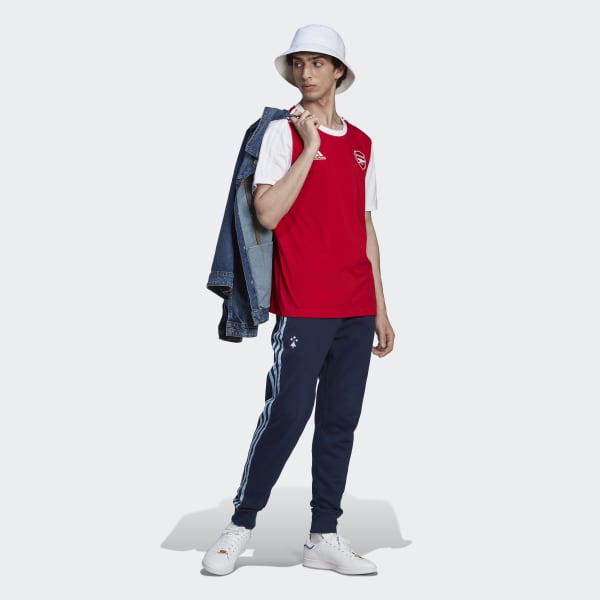 Red Arsenal 3-Stripes Tee
