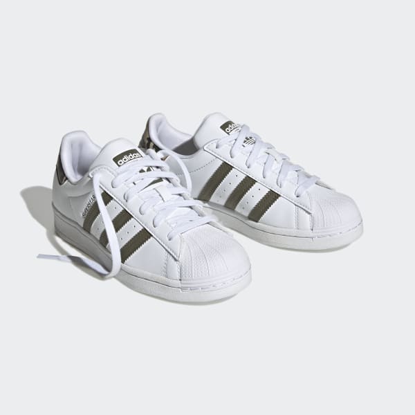 Tênis Adidas Superstar J Branco/Roxo - NewSkull