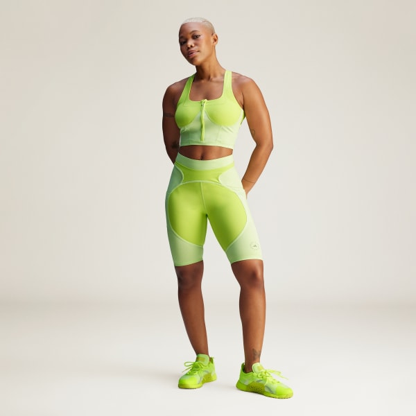 Verde Calzas adidas by Stella McCartney Two-tone Bike
