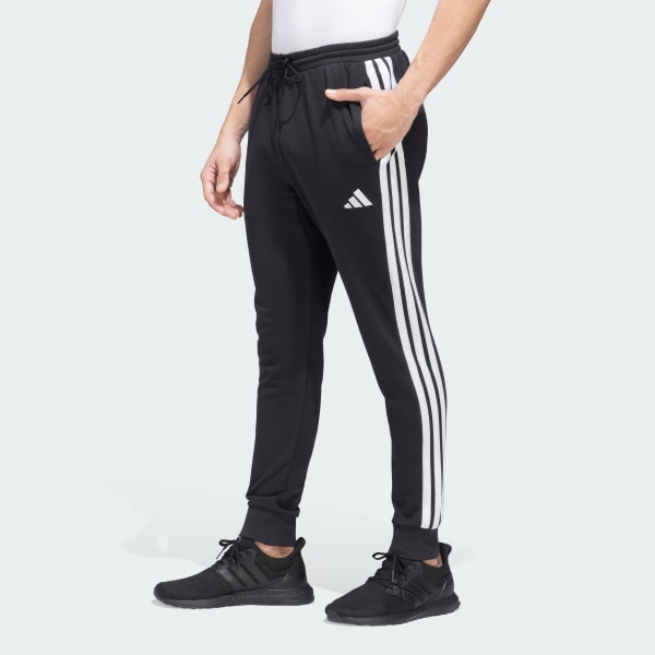 Black 3 Stripes Training Track Pants