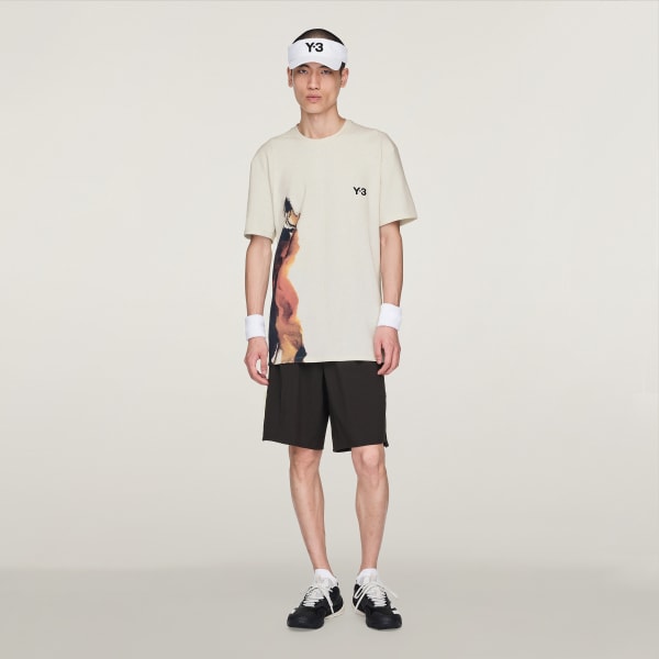 Abu-abu tee Y-3 Tennis Pro FreeLift