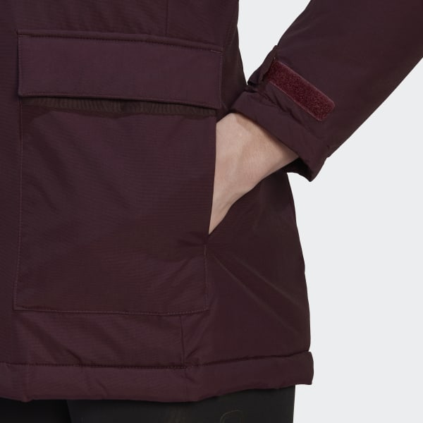 Rood Utilitas Parka met Capuchon AV267