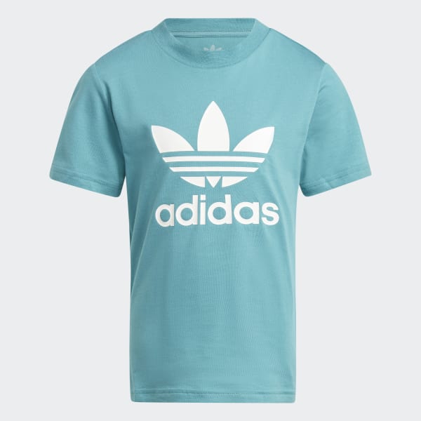 Turquoise Adicolor Shorts and Tee Set