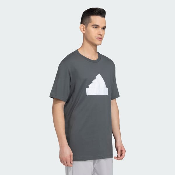 Grey FUTURE ICONS BADGE OF SPORT TEE