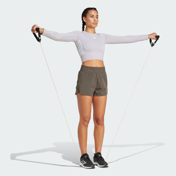 Grey Train Essentials Material Mix Long Sleeve Top