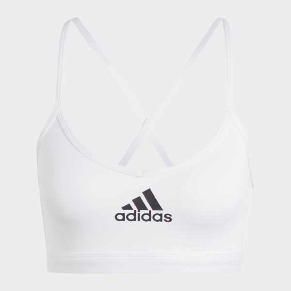 Blanc Brassière de training AeroReact Maintien léger