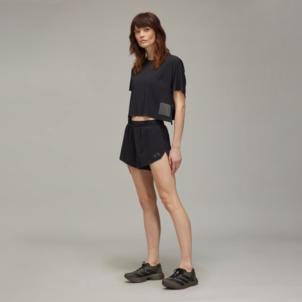 Black Y-3 Running Shorts