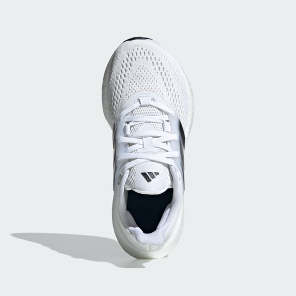 White Pureboost Running Shoes Kids