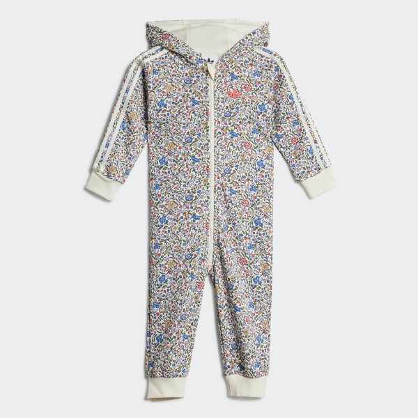 Hvid adidas Originals x Liberty London Kids bodysuit