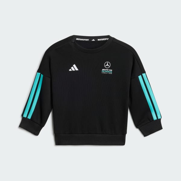 Sort MERCEDES - AMG PETRONAS FORMULA 1 TEAM DNA BABY LONG SLEEVE JOGGINGDRAGT