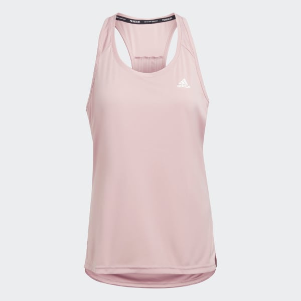 Pink Designed to Move 3-Stripes Sport Tank Top