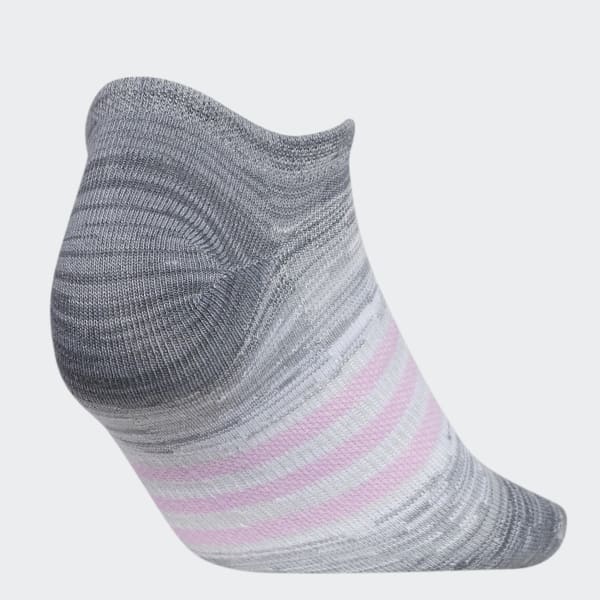 Grey Superlite Ombré No-Show Socks 6 Pairs