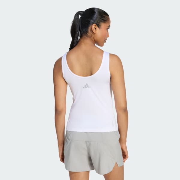 White adi365 Running Essentials Camisole Tank