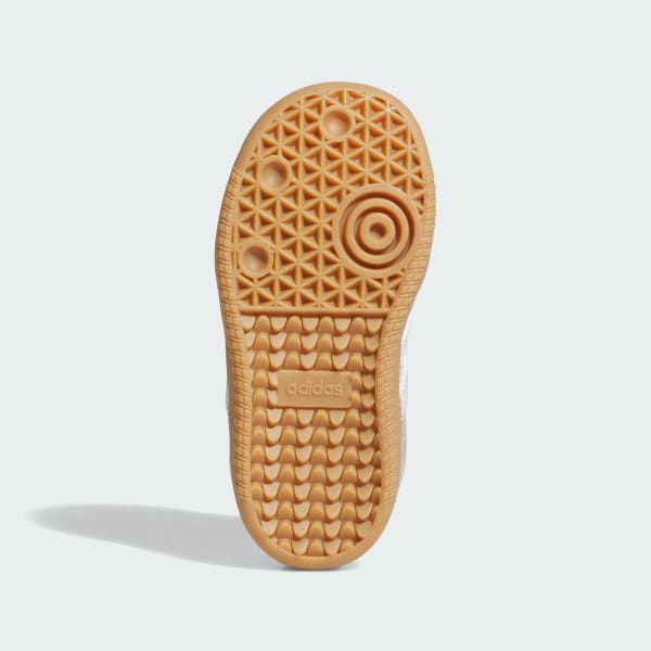 Plateado Zapatillas Samba OG Pasadores Elásticos Niños