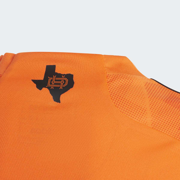 adidas Houston Dynamo 23/24 Home Authentic Jersey - Orange, Men's Soccer