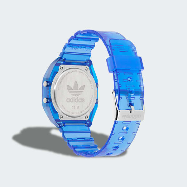 modrá Hodinky DIGITAL TWO CRYSTAL R Watch