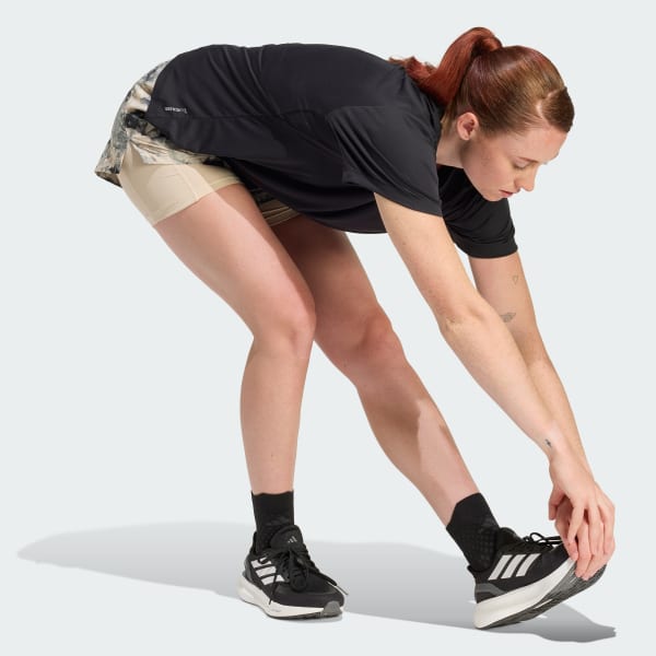 Siyah adi365 Running Essentials Tişört