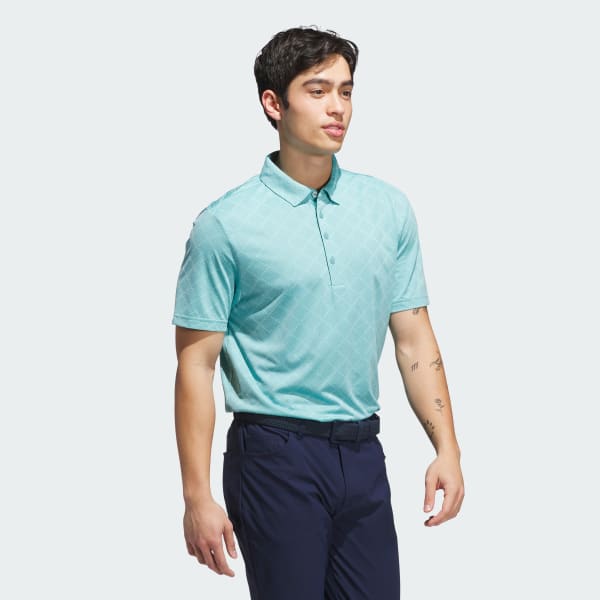 Ngoc-lam Áo Polo Jacquard Ultimate365 Hoạ Tiết Răng Sói