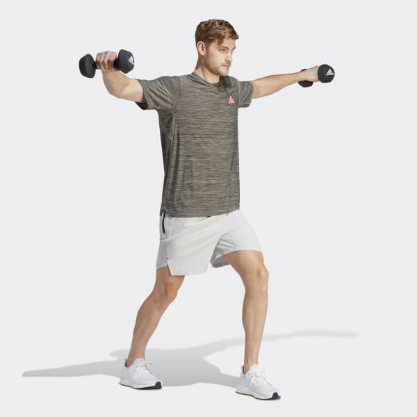 Green Train Essentials Seasonal Stretch Training Tee