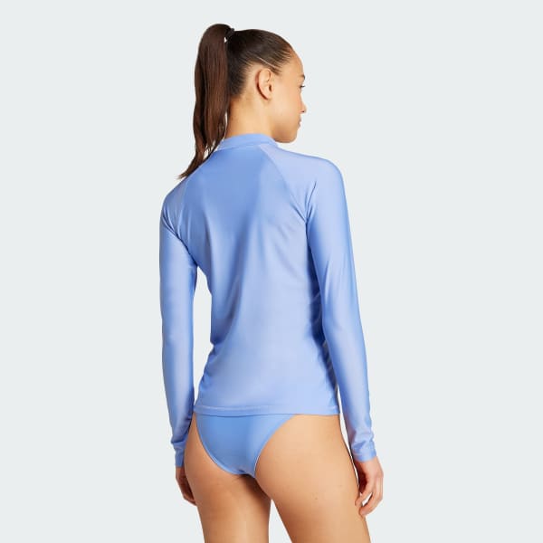 Niebieski Koszulka Long Sleeves Rashguard
