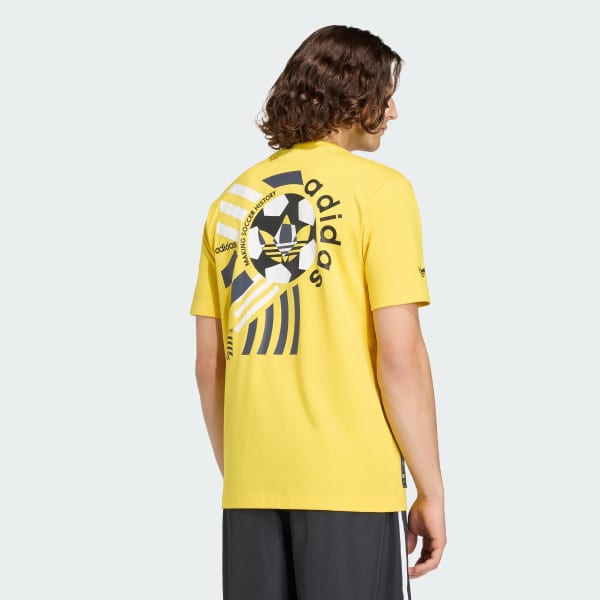 Yellow Archive Football Graphic Tee Shirt