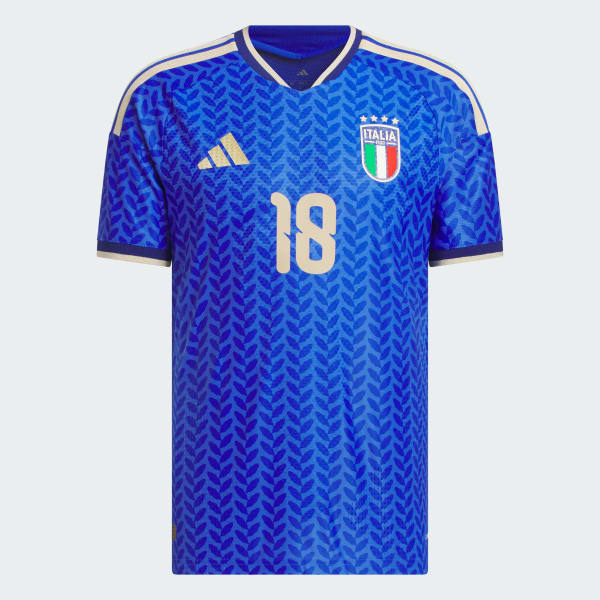 adidas Italy 26 Home Barella Authentic Jersey - Blue | Free
