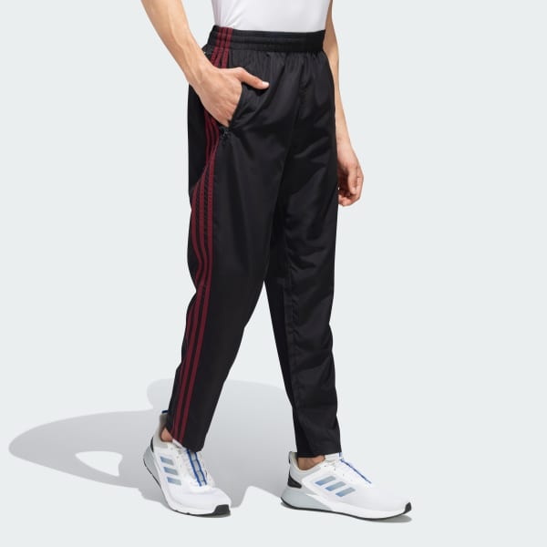 Black CUT PILE PANTS