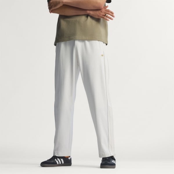White 98 Loose Track Pants