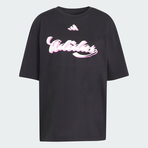 Black HOUSE OF TIRO GRAPHIC T-SHIRT