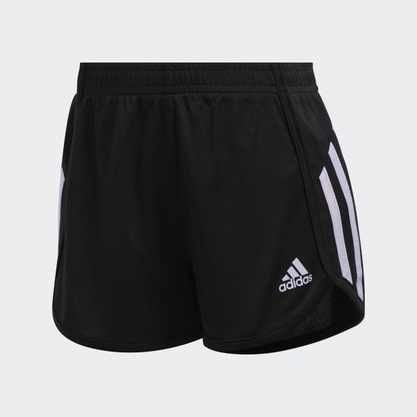 purple adidas soccer shorts