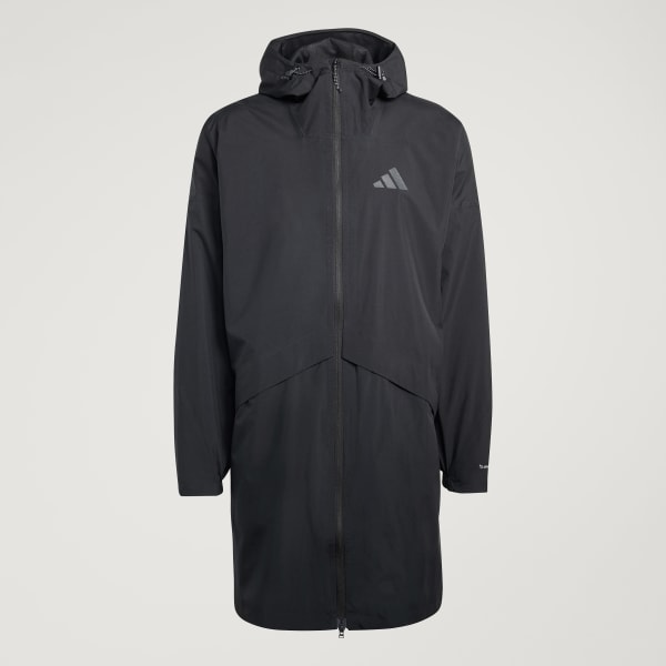 Black Terrex Multi 2 Layer CLIMAPROOF Rain Parka