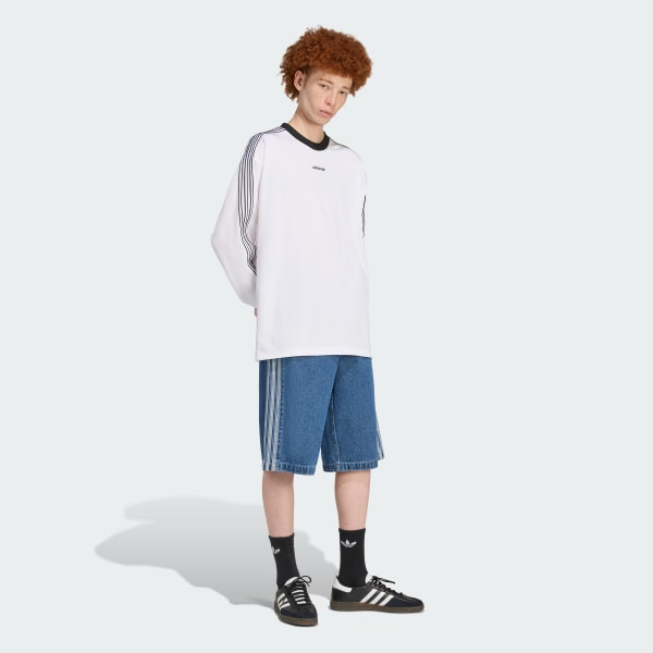 Blanco Camiseta manga larga