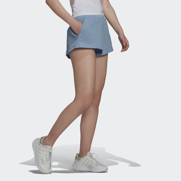 Blue Triple Trefoil Shorts