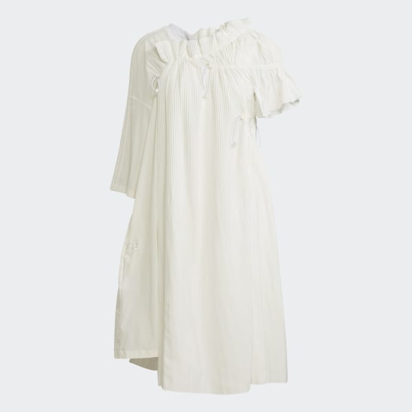 White Y-3 CH2 Pleated Tunik ELF90