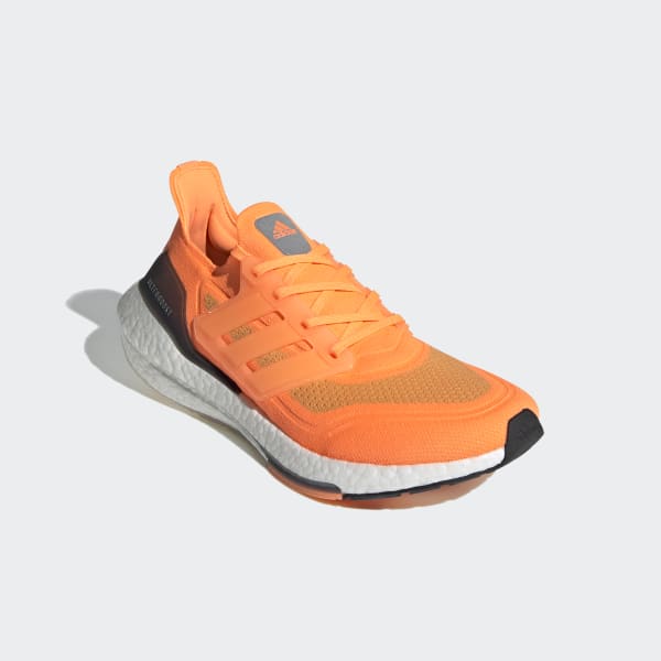Orange Ultraboost 21 Shoes
